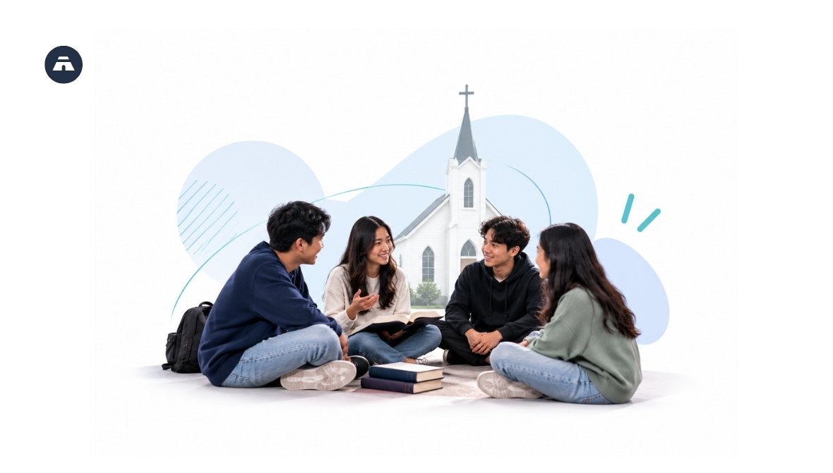 Group of young adults representing sermon ideas for youth and twenties