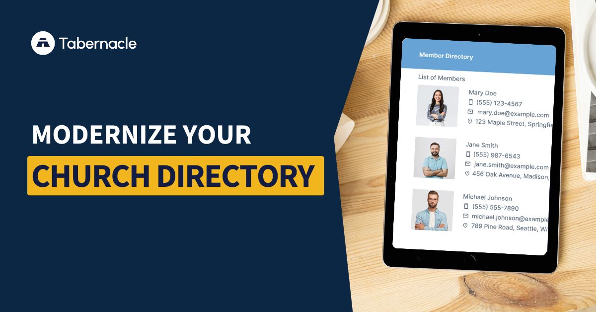 Modernizing Your Church Directory