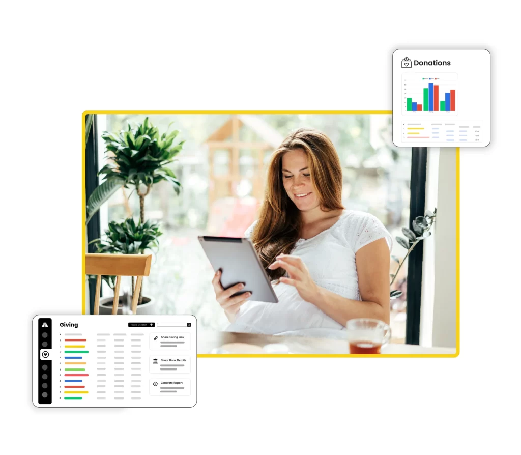 Online church giving and donation management